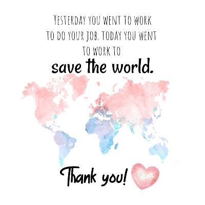 Thank you for saving the world