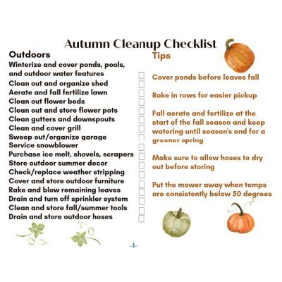 Protected: Autumn Cleanup Checklist Outdoors