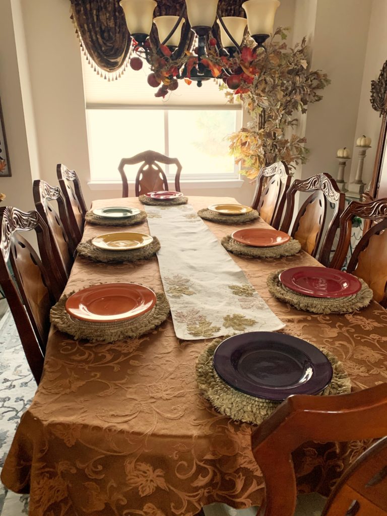 Dishes to create a colorful Thanksgiving tablescape