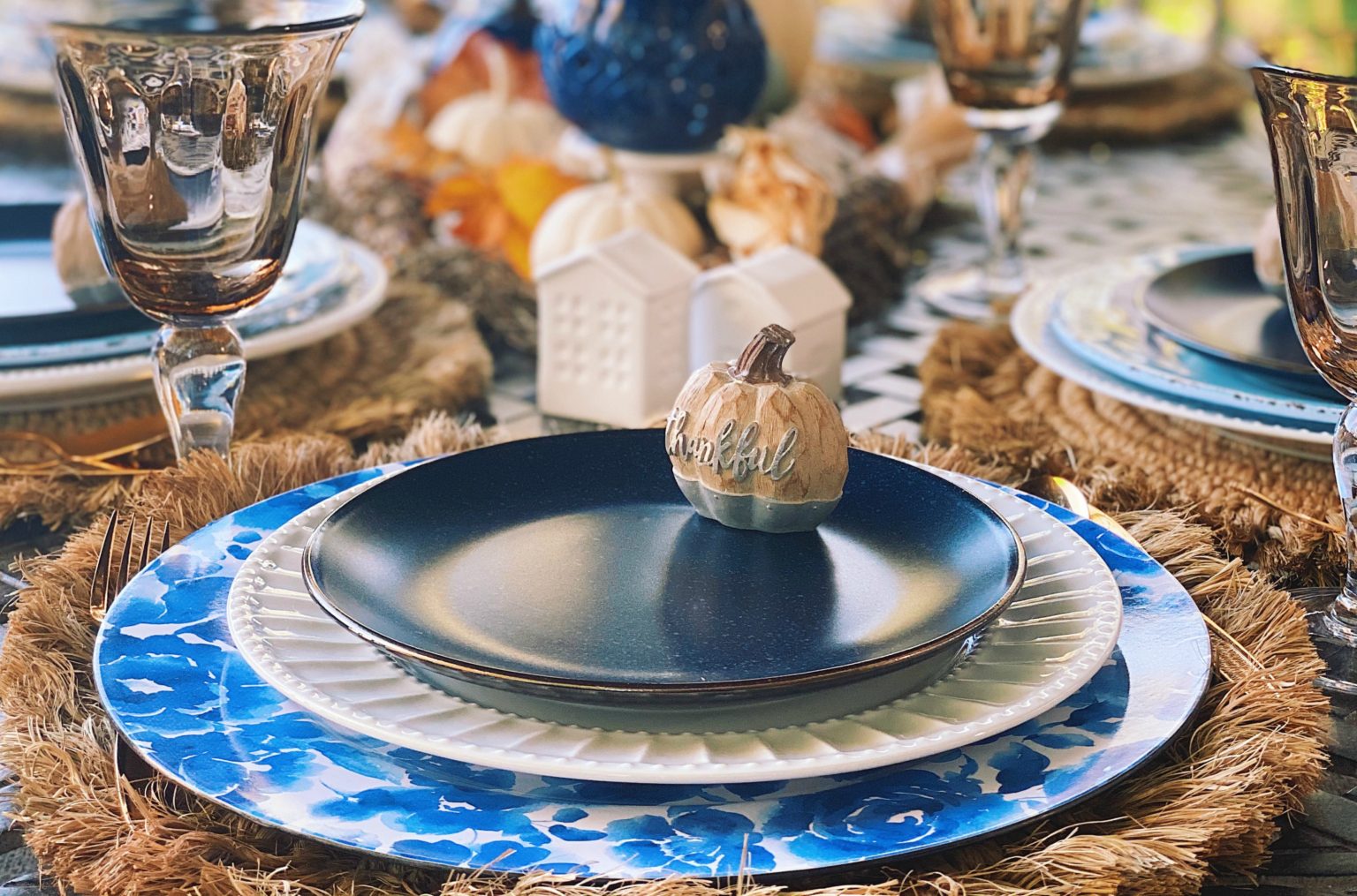 Outdoor Fall Tablescape Outdoor fall tablescape - my home of all seasons