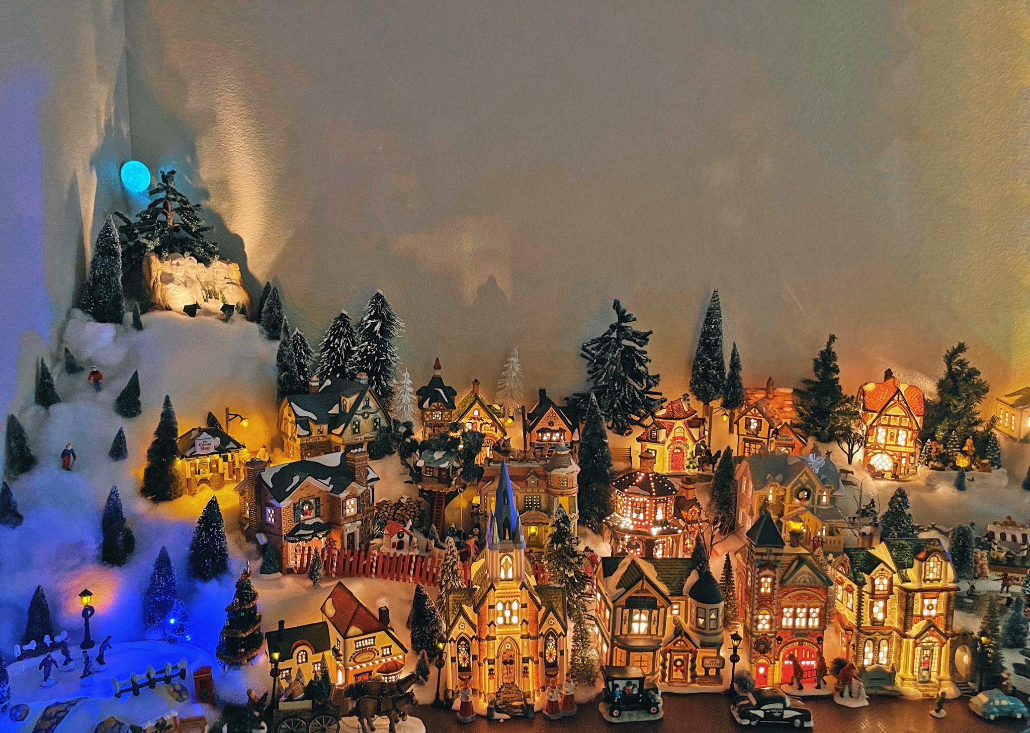 Miniature Christmas Village  my home of all seasons
