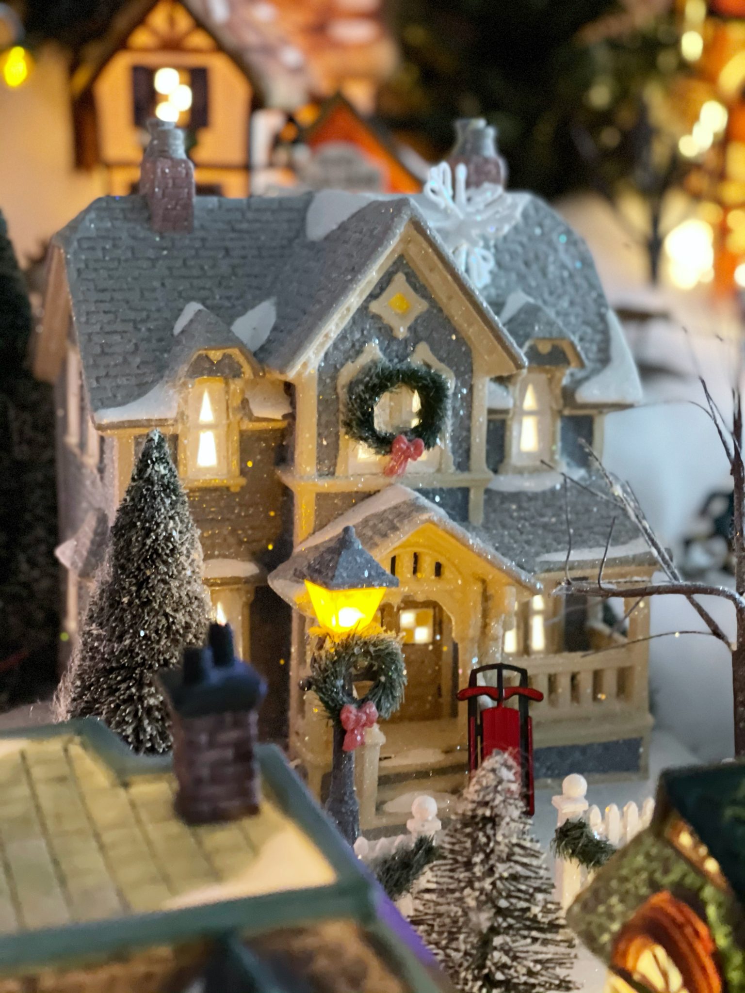 Creating a Little Christmas Magic with a Miniature Christmas Village ...