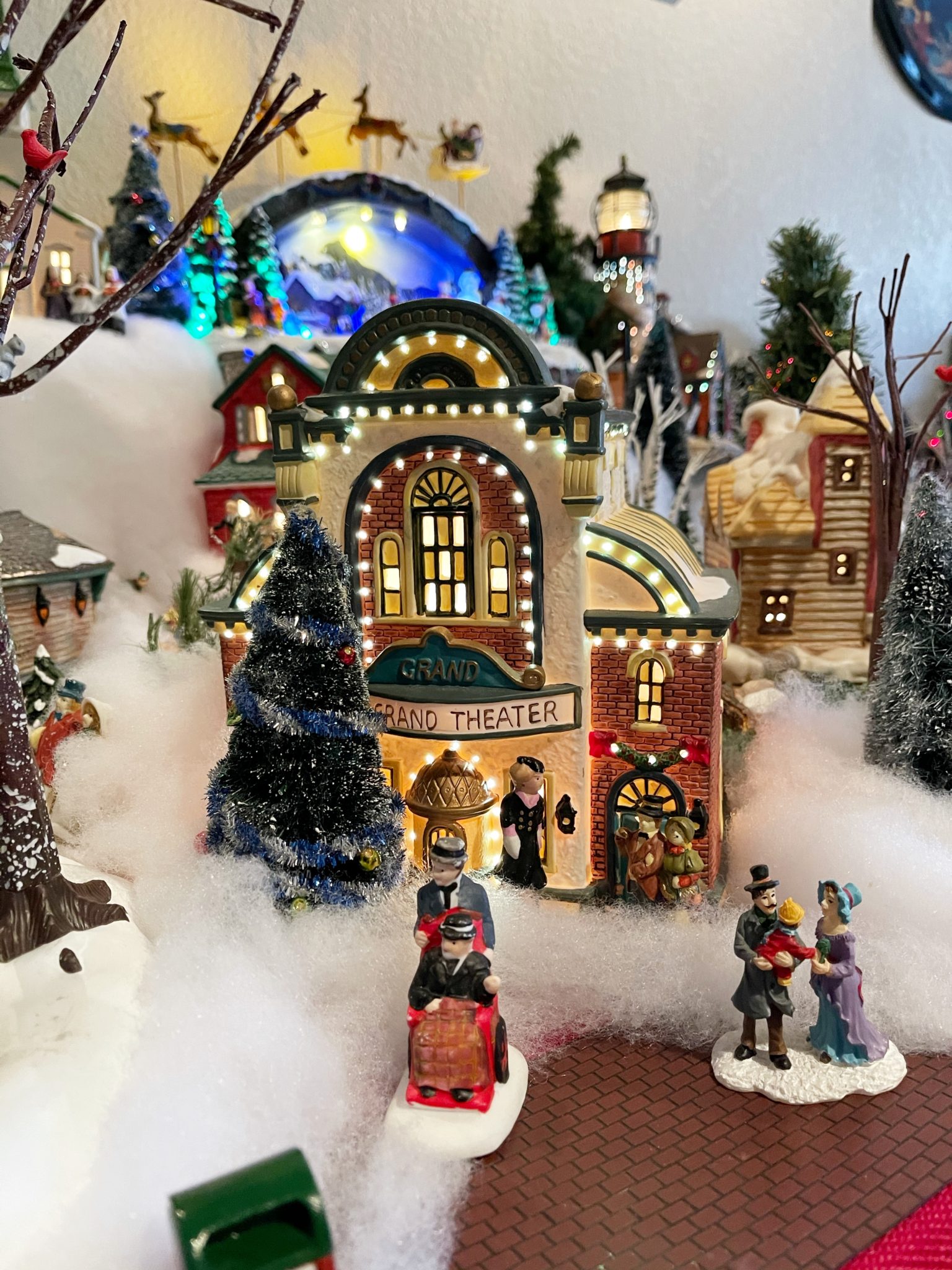 Miniature Christmas Village - my home of all seasons