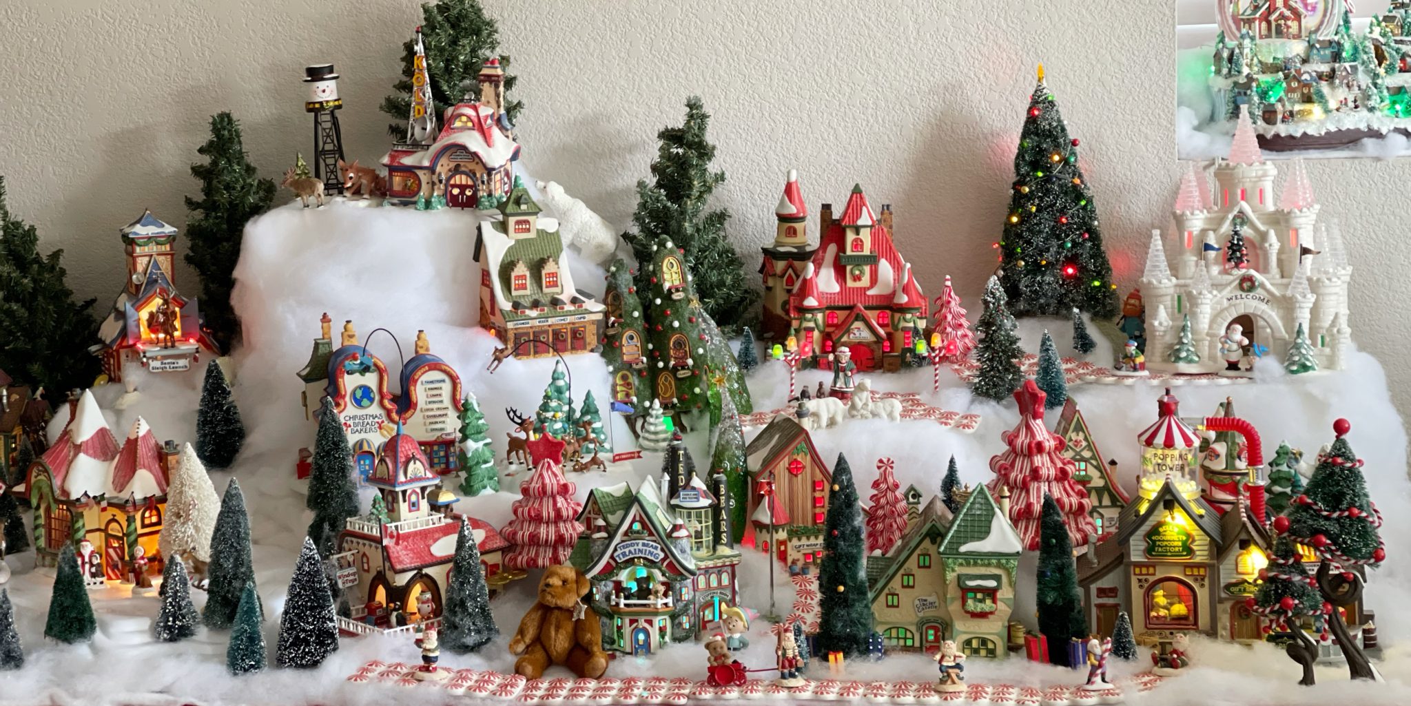 Miniature Christmas Village - my home of all seasons