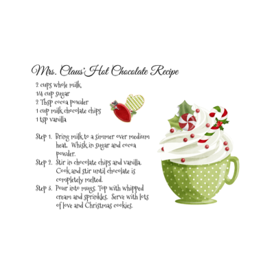 Protected: 7 x 5 Mrs. Claus’ Cocoa Recipe