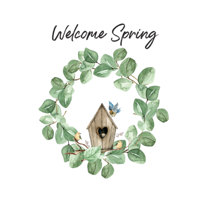 Protected: 8 x 10 Welcome Spring Wreath