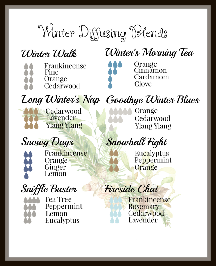 Essential Oil Blends For the Seasons - my home of all seasons