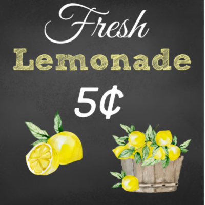 Protected: 8 x 10 Fresh Lemonade 5¢