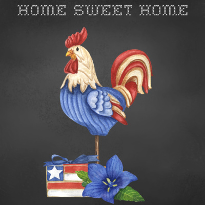 Protected: 8 x 10 Patriotic Home Sweet Home