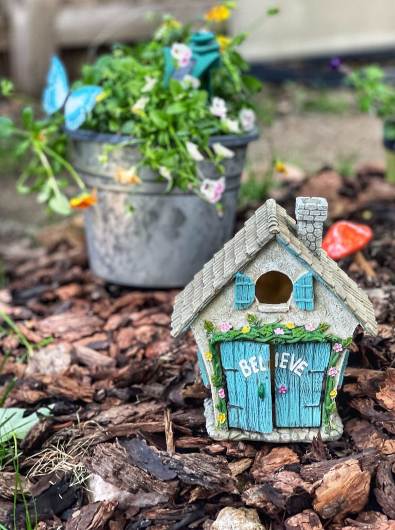 How to Create a No Fuss Outdoor Fairy Garden - my home of all seasons