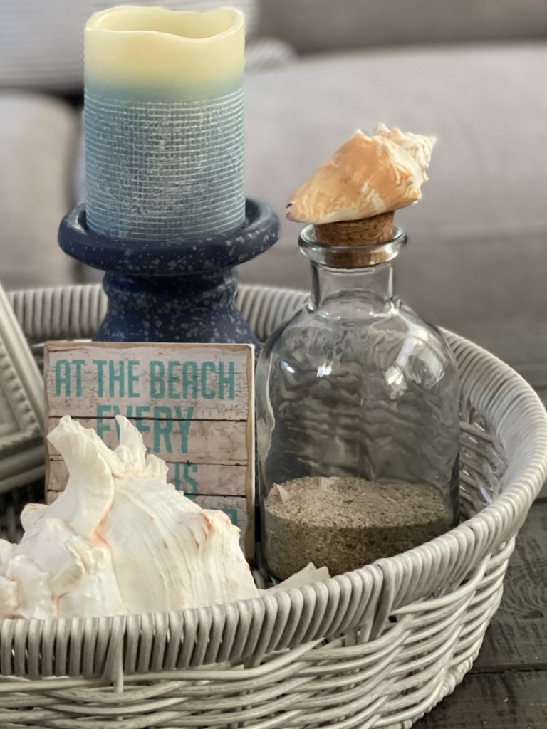 Image of Candle and Sand for Vignette
