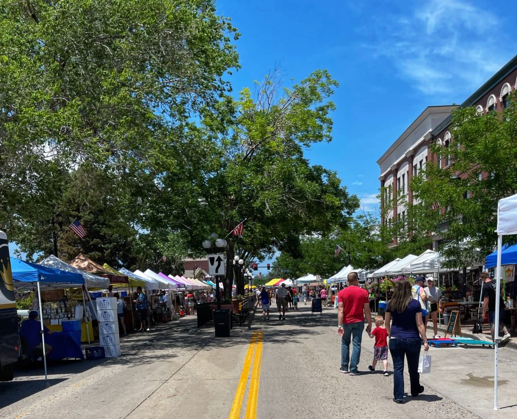 Image of stroll through town Farmers market