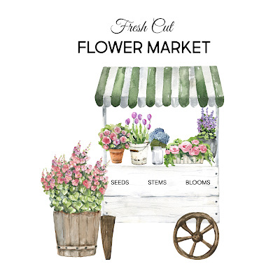 Protected: 8.5 x 11 Spring Flower Cart