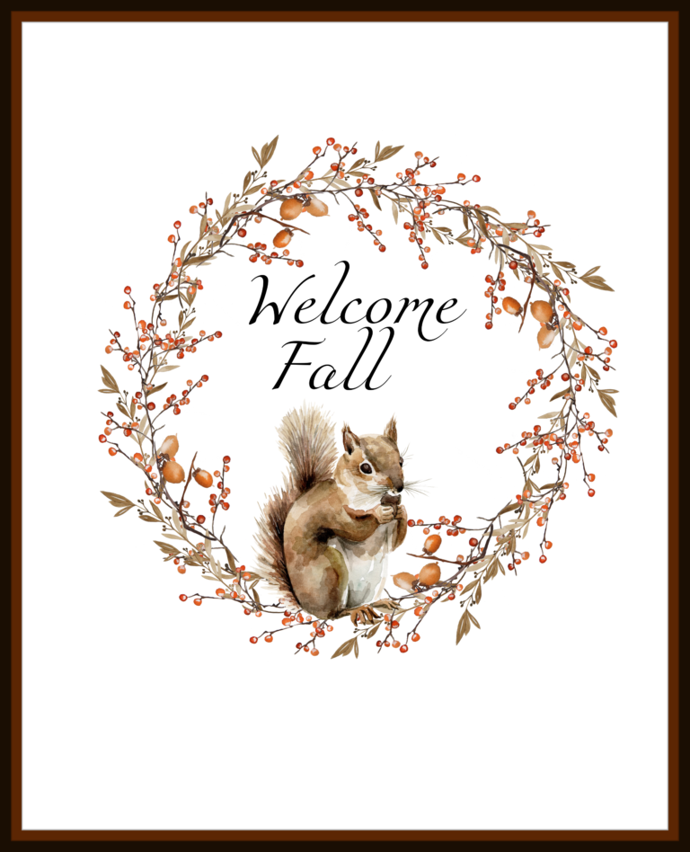 New Fall Printables to Welcome in the Season New Fall Printables