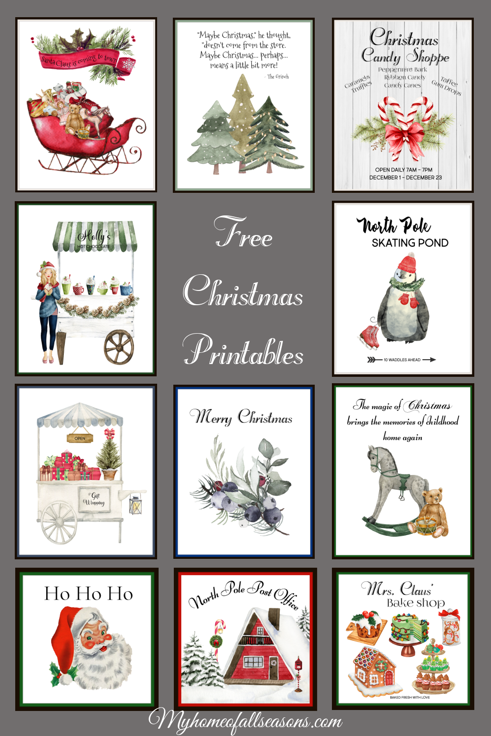 Free Holiday Printables to Brighten up the Season