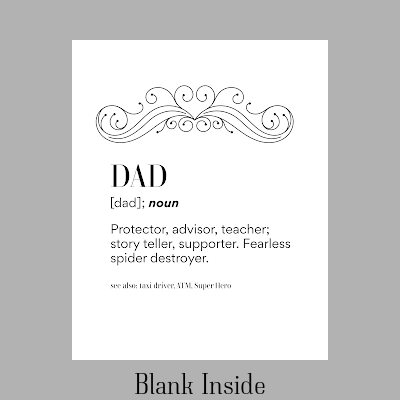 Protected: Father’s Greeting Card – Definition Blank Inside