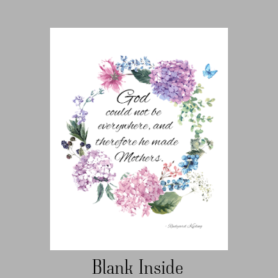 Protected: God Made Mothers Greeting Card – Blank