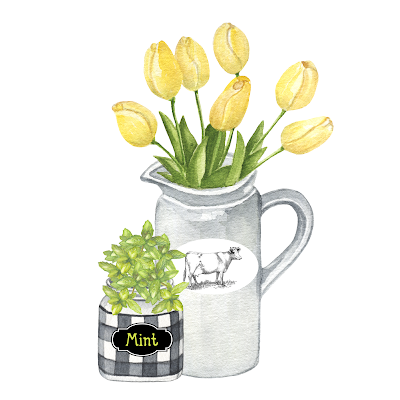 Protected: 8 x 10 Tulips and Mint